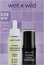 Düfte, Parfümerie und Kosmetik Wet N Wild Glow Me Up (Foundation-Stick 12 g + Primer-Serum 30 ml) - Geschenkset