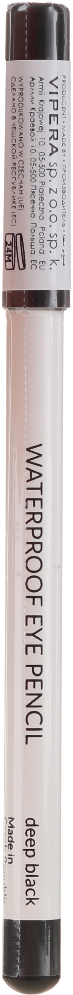 Wasserfester Kajalstift - Vipera Waterproof Eye Pencil — Bild Deep Black