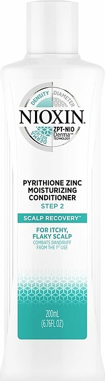 Feuchtigkeitsspendender Conditioner für schuppige Kopfhaut - Nioxin Pyrithione Zinc Medicating Cleanser Scalp Recovery Conditioner — Bild N1