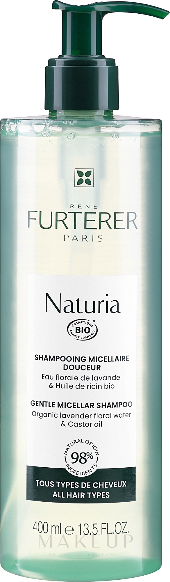 Mizellares Shampoo - Rene Furterer Naturia Gentle Micellar Shampoo — Bild 400 ml