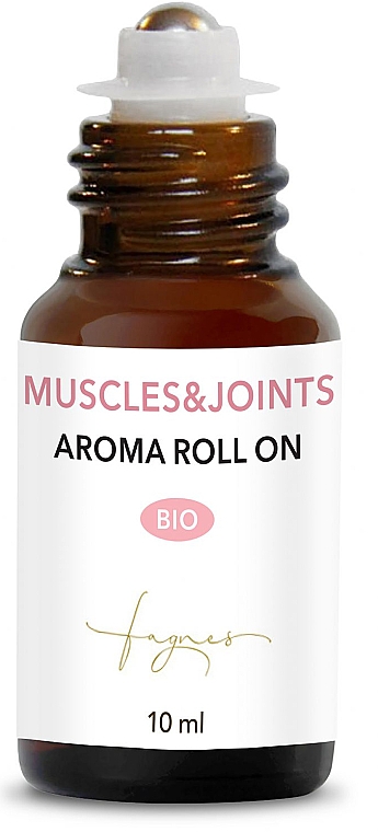 Ätherische Ölmischung gegen Schmerzen und Schwellungen - Fagnes Aromatherapy Bio Muscle & Joint Aroma Roll On — Bild N2