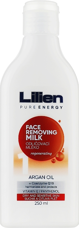 Abschminkmilch - Lilien Face Removing Milk Argan Oil — Bild N1