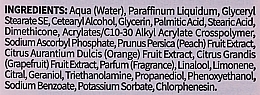 Körpermilch mit Zitrusfrüchten, Pfirsich und Vitamin C - Dicora — Bild N3