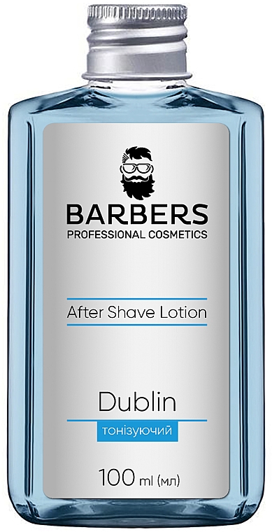 Tonisierende After Shave Lotion mit Aloe-Vera-Saft und Avocadoöl - Barbers Dublin Aftershave Lotion — Bild N1