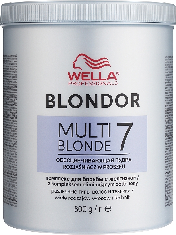 Blondierpulver - Wella Professionals Blondor Multi Blonde 7 Powder Lightener — Bild N3