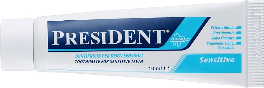 Zahnpasta für empfindliche Zähne Sensitive Clinical - PresiDENT (Mini)  — Bild N1