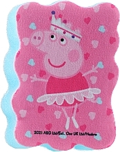 Düfte, Parfümerie und Kosmetik Badeschwamm für Kinder Peppa Pig Ballerina rosa-blau - Suavipiel Peppa Pig Bath Sponge