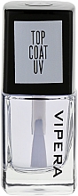 Düfte, Parfümerie und Kosmetik Glänzender Nagelüberlack mit Gel-Effekt - Vipera Top Coat Neon UV