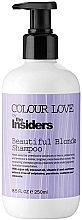 Shampoo für blondes Haar - The Insiders Colour Love Beautiful Blonde Shampoo — Bild N1