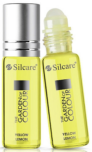 Nagelhaut- und Nagelöl mit gelber Zitrone - Silcare The Garden of Colour Cuticle Oil Roll On Lemon Yellow — Foto N1
