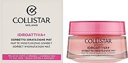 Mattierendes Creme-Sorbet für gemischte und fettige Haut  - Collistar Idroattiva+ Matte Moisturising Sorbet — Bild N2