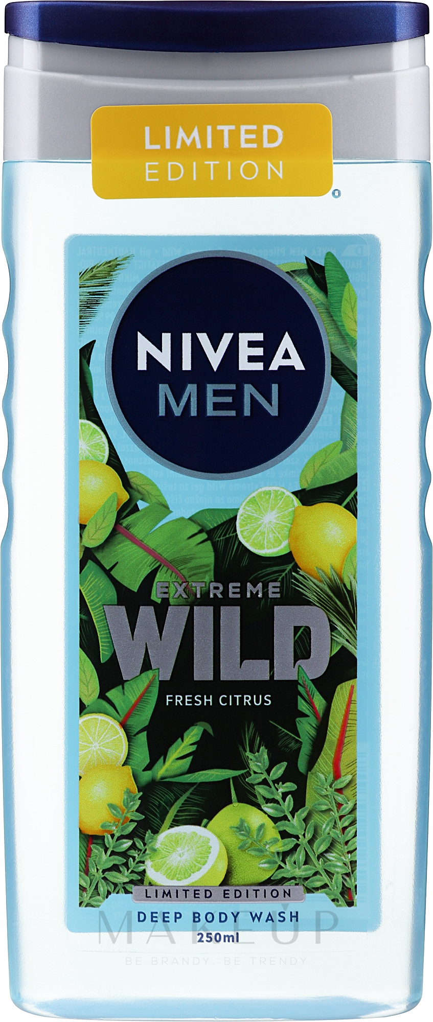 GESCHENK! Duschgel - Nivea Men Extreme Wild Fresh Citrus Deep Body Wash — Bild 250 ml