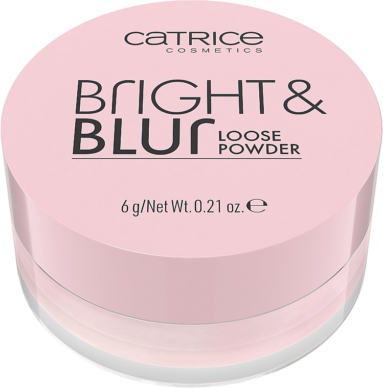 Aufhellender und glättender loser Gesichtspuder  - Catrice Bright & Blur Loose Powder  — Bild N2