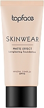 Düfte, Parfümerie und Kosmetik Langanheltende Foundation mit Vitamin- und Minaralkomplex SPF 15 - Topface Skinwear Matte Effect Foundation SPF15