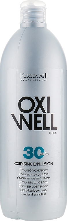 Entwicklerlotion 9% - Kosswell Professional Oxidizing Emulsion Oxiwell 9% 30 vol — Foto N1