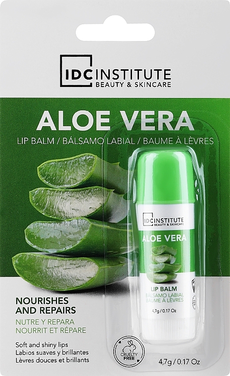 Pflegender Lippenbalsam mit Aloe Vera - IDC Institute Lip Balm Aloe Vera — Bild N1