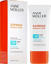 Düfte, Parfümerie und Kosmetik Sonnenschutzfluid für das Gesicht SPF 30 - Anne Moller Double Care Ultralight Facial Protection Fluid SPF30