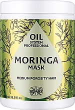Düfte, Parfümerie und Kosmetik Maske für mittelporöses Haar mit Moringaöl - Ronney Professional Oil System Medium Porosity Hair Moringa Mask