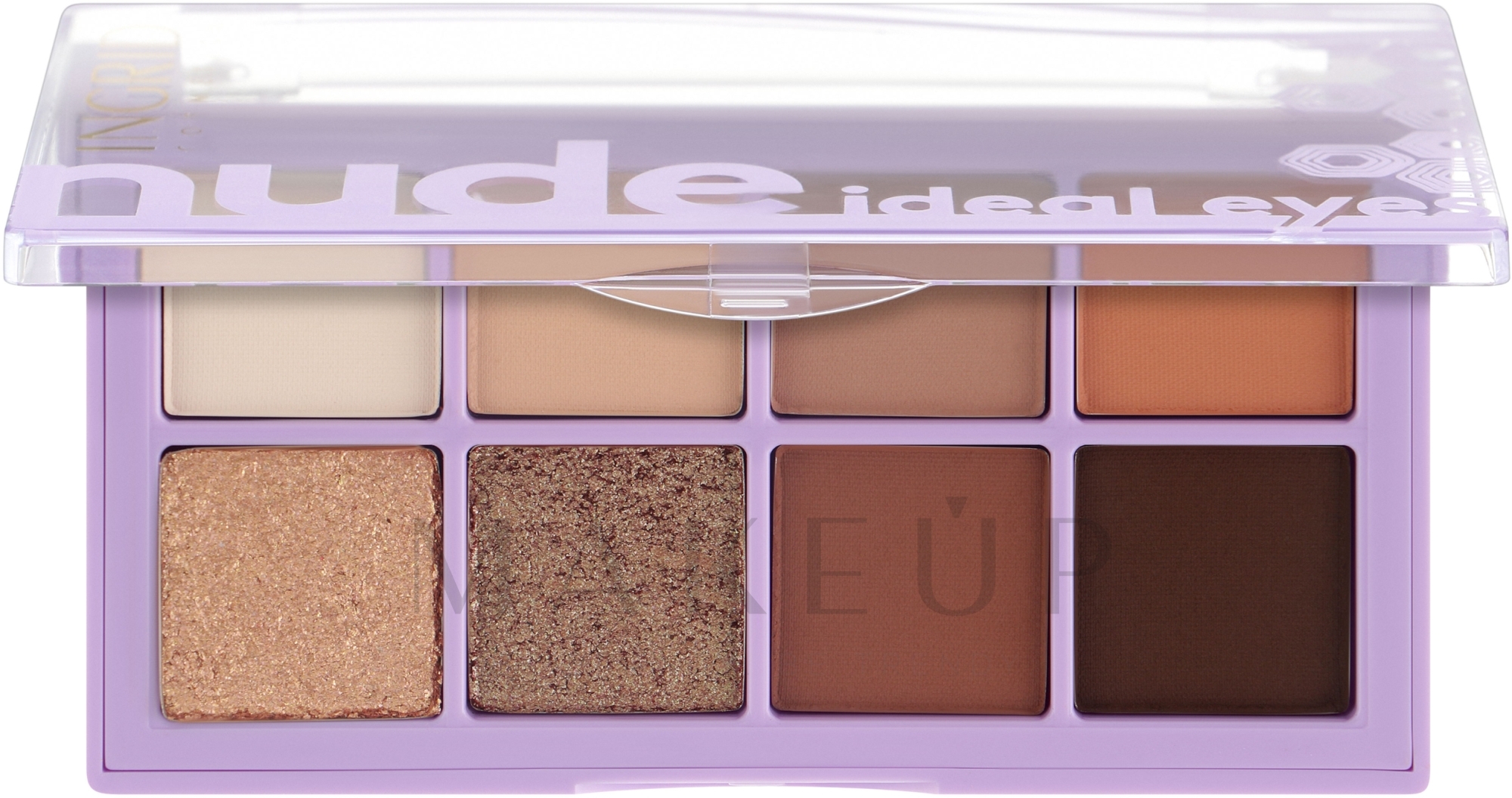Lidschatten-Palette - Ingrid Cosmetics Nude Ideal Eyes Eyeshadow Palette — Bild 01
