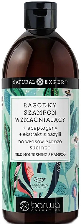 Festigendes Shampoo für sehr trockenes Haar - Barwa Natural Expert Mild Nourishing Shampoo  — Bild N1