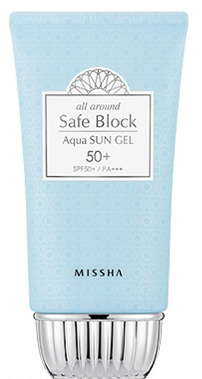 Sonnenschutzgel für den Körper SPF50+/PA+++ - Missha All Around Safe Block Aqua Sun Gel SPF50+/PA++++