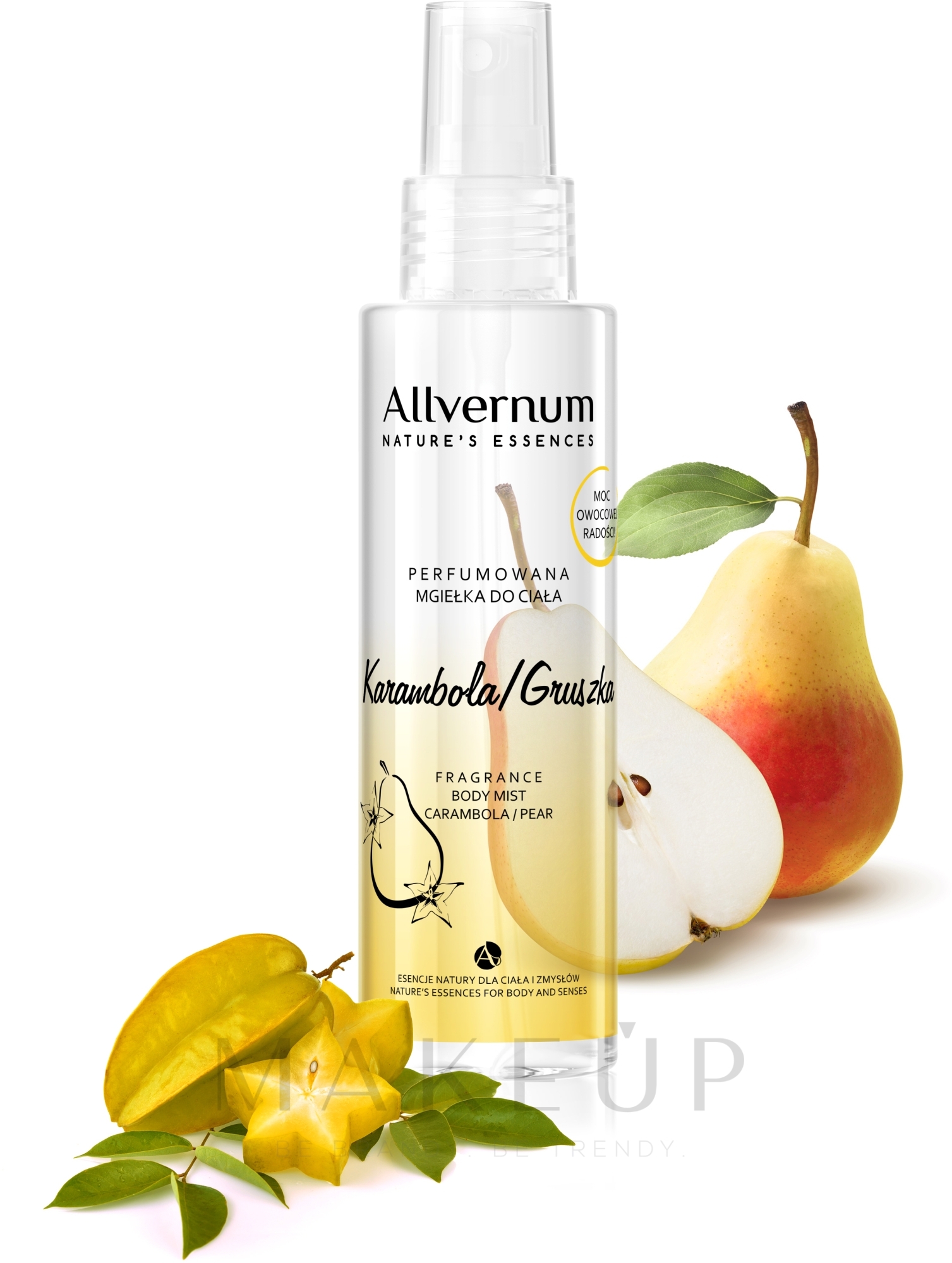 Parfümiertes Körperspray mit Sternfrucht und Birne - Allvernum Nature's Essences Body Mist — Foto 125 ml