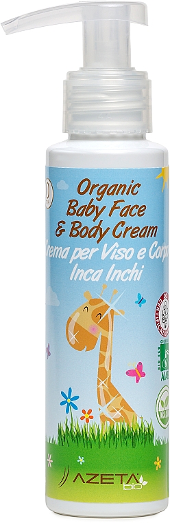 Bio Gesichts- und Körpercreme für Babys - Azeta Bio Organic Baby Face & Body Cream — Bild N2