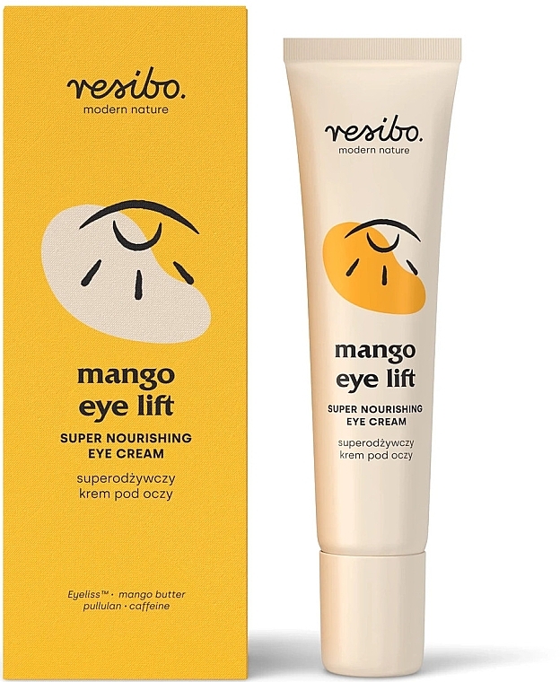 Nährende Augencreme - Resibo Mango Eye Lift Super Nourishing Eye Cream	 — Bild N1