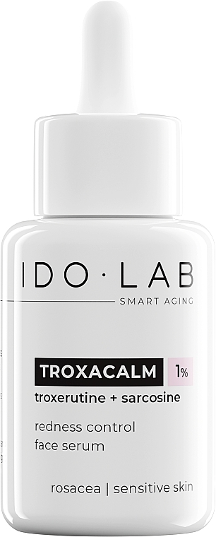 Gesichtsserum zur Rötungskontrolle - Idolab Troxa Calm 1% Redness Control Face Serum  — Bild N1