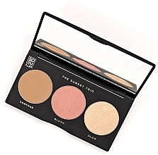 Make-up-Palette - Sosu by SJ The Sunset Trio Palette Contour Blush Glow — Bild N3