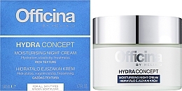 Feuchtigkeitsspendende Nachtcreme für das Gesicht - Helia-D Officina Hydra Concept Moisturizing Night Cream — Bild N2