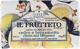 Düfte, Parfümerie und Kosmetik Naturseife Citrus & Bergamot - Nesti Dante Energizing & Refreshing Soap Il Frutteto Collection