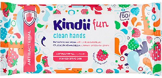 Antibakterielle Feuchttücher - Kindii Fun Kids Care — Bild N1