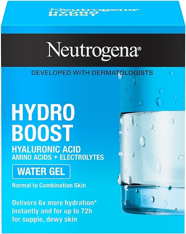 Wassergel mit Hyaluronsäure für normale bis Mischhaut - Neutrogena Hydro Boost Water Gel For Normal & Combination Skin — Bild N6