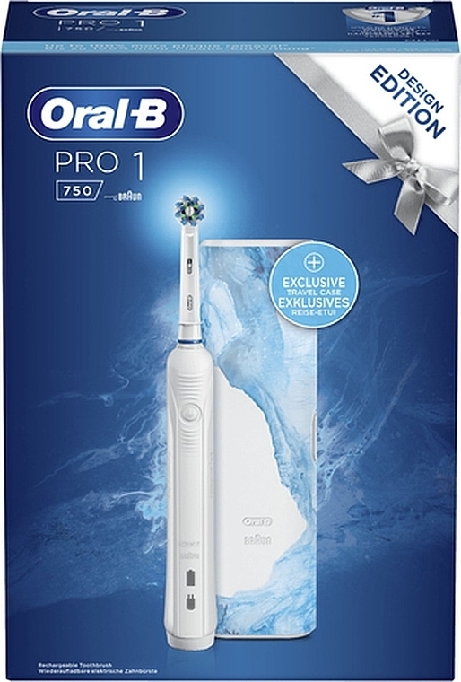 Elektrische Zahnbürste weiß - Oral-B PRO1 750 White — Bild N1