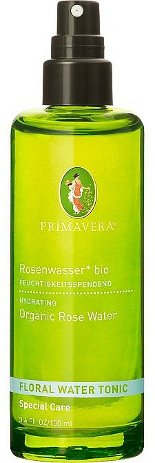 Feuchtigkeitsspendendes Rosenwasser für das Gesicht - Primavera Organic Rose Floral Water Tonic — Bild N1