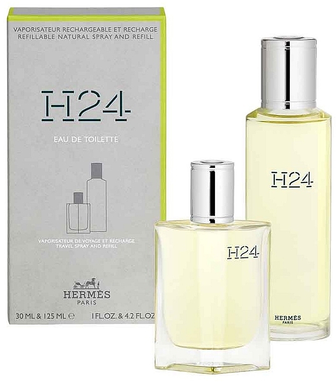 Duftset (Eau de Parfum 30ml + Refill 125ml)  - Hermes H24 Eau  — Bild N1