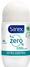 Düfte, Parfümerie und Kosmetik Deo Roll-on Extrakontrolle - Sanex Zero% Extra Control 48h Desodorant Roll-on