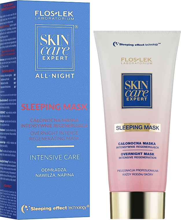 Intensiv regenerierende Gesichtsmaske für die Nacht - Floslek Skin Care Expert Overnight Intense Regenerating Mask — Bild N2