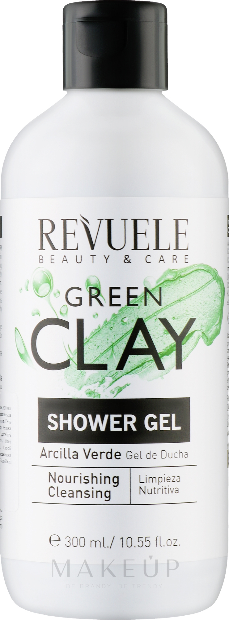 Pflegendes und reinigendes Duschgel mit grünem Ton - Revuele Green Clay Shower Gel — Bild 300 ml