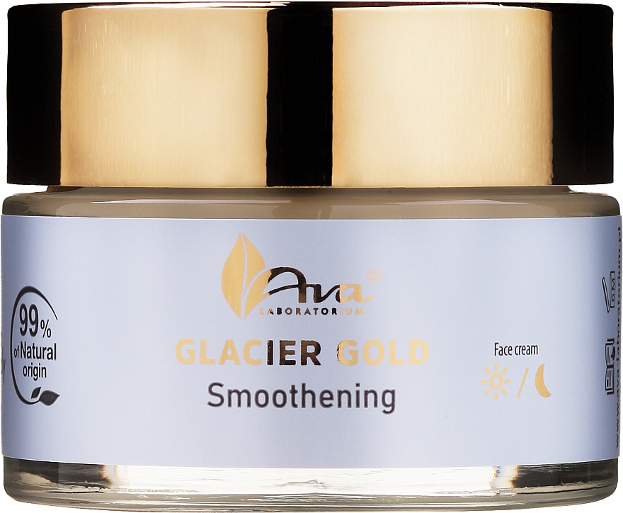 Glättende Gesichtscreme - AVA Laboratorium Glacier Gold Smoothening Face Cream — Bild N1