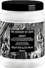 Schützender Bleichpuder für Freihandtechniken mit Kaolin - Davines The Century of Light Liberty Free Hand Premium Hair Bleaching Powder — Bild N1