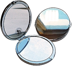 Runder Kosmetikspiegel silbern 6 cm - Acca Kappa Mirror Silver X5 — Bild N1