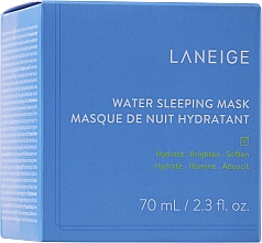 Düfte, Parfümerie und Kosmetik Feuchtigkeitsspendende Gesichtsmaske für die Nacht für alle Hauttypen - Laneige Sleeping Care Water Sleeping Mask