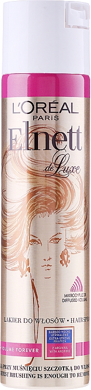 Haarlack Sehr starker Halt - L'Oreal Paris Elnett De Luxe Volume Hairspray Very Strong Hold — Bild N1