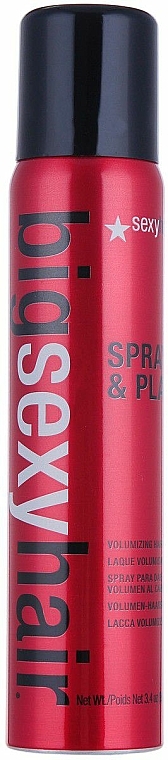 Haarspray mit flexiblem Halt für Volumen und Glanz - SexyHair BigSexyHair Spray & Play Volumizing Hairspray — Bild N2