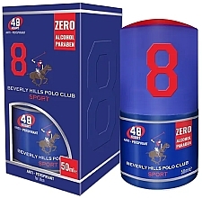 Beverly Hills Polo Club Sport No 8 - Deo Roll-on — Bild N1