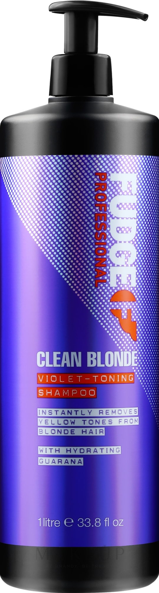 Haarshampoo mit Guaraná - Fudge Clean Blond Violet Toning Shampoo — Bild 1000 ml