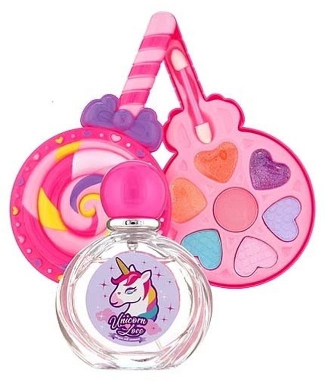 Make-up Set - Lorenay Unicorn Love Gift Set (edt/50ml + eyeshadow palette) — Bild N2