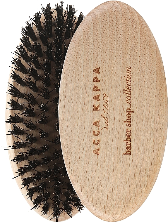 Bartbürste aus Buchenholz mit schwarzen Borsten - Acca Kappa Beard Brush — Bild N1